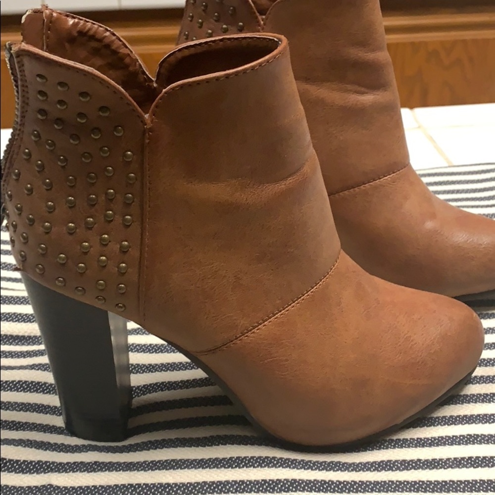 Camel Color Booties Size 6.5. - image 2
